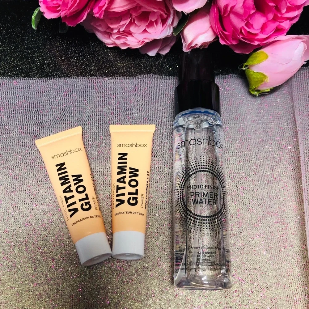 Smashbox Primer Water + Vitamin Glow + Mascara Set